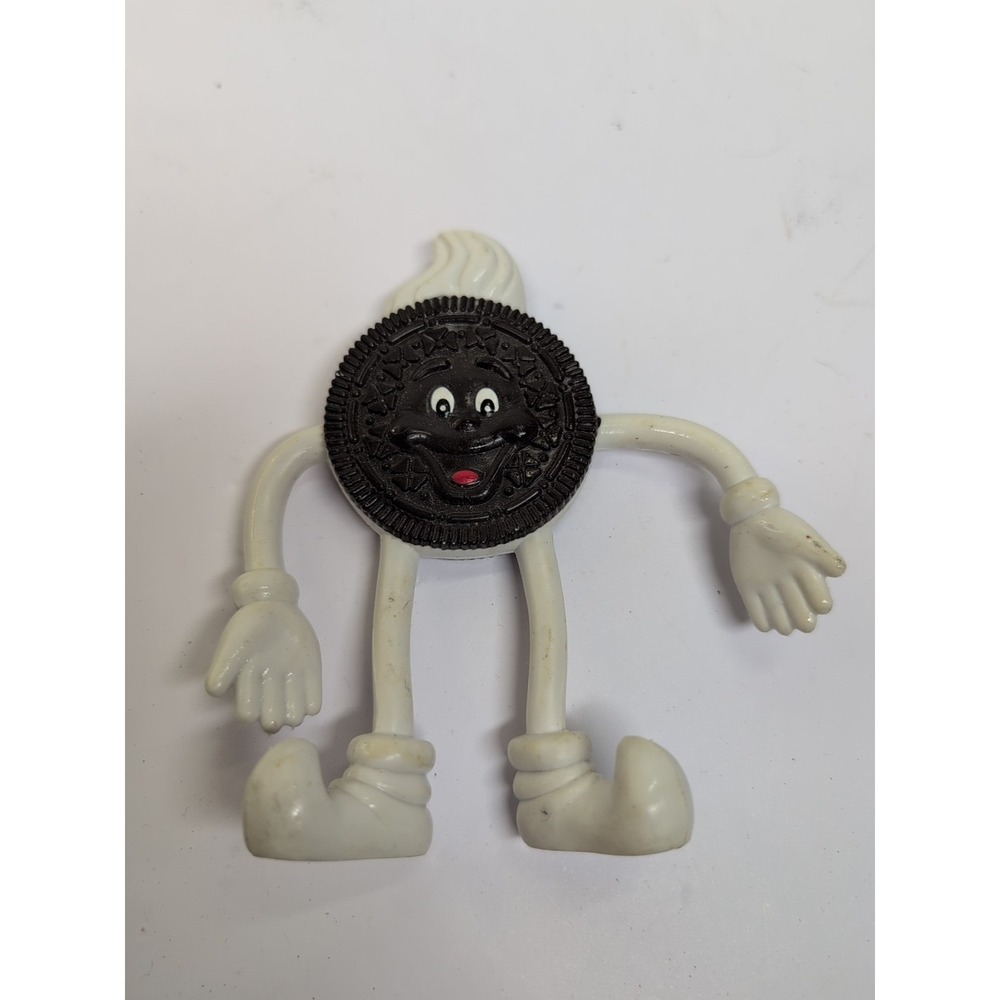 Vtg Nabisco Oreo Cookie Bendy Advertisement Toy Figure Dairy Queen Give Away - Picture 2 of 4